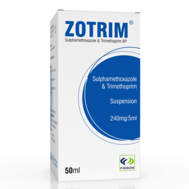 ZOTRIM CO-TRIMOXAZOLE SUSPENSION 50ML (FIDSON)